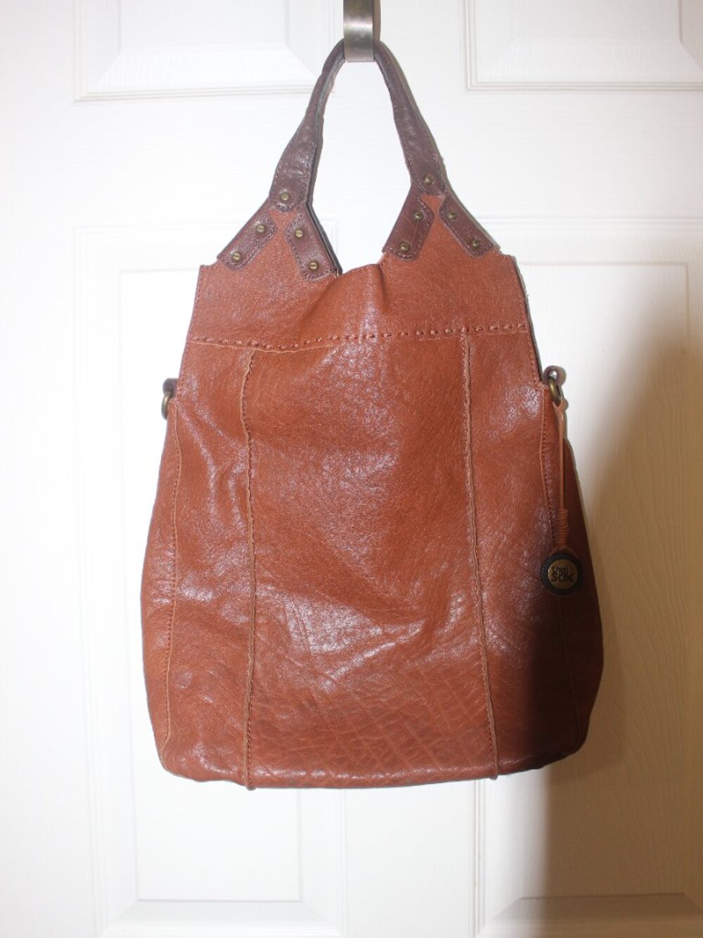 The Sak Cognac Brown Slouchy Shoulder Tote